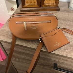 kate spade belt bag + wallet